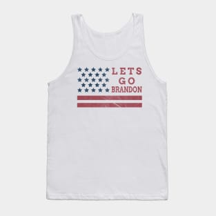 Lets Go Brandon US Flag Tank Top